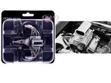 Blown 427 Engine Transmission Replica 118 Model By Acme A1807019e Blown 427 Engine Transmission Replica 118 Model By Acme A1807019e