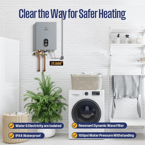 Westinghouse 24kW Tankless Water Heater Electric Instant,for WiFi & Amazon Alexa - Picture 3 of 10
