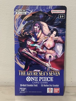 Bandai One Piece Card Game AZURE SEA'S SEVEN Sleeved Booster Pack