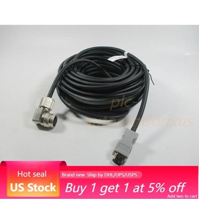 US FREE TAX 1PC  For Yaskawa Servo Motor Encoder Line Cable JZSP-CVP02-30-E