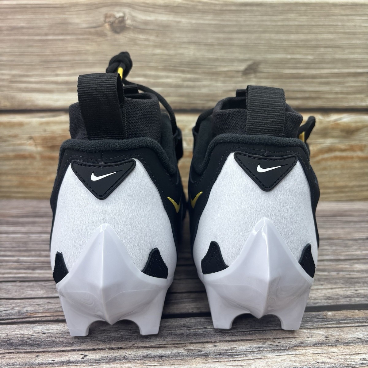 Size 11.5 Nike Vapor Edge 360 DT Deion Football Cleats Black White HJ3360-001 Nike Vapor Edge 360 DT Diamond Turf HJ3360-001 main image 3
