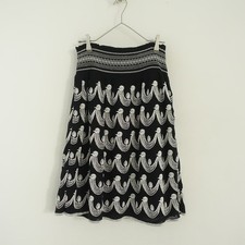 Mina Perhonen "twitter" Tulle Embroidered Gathered Skirt Size 38