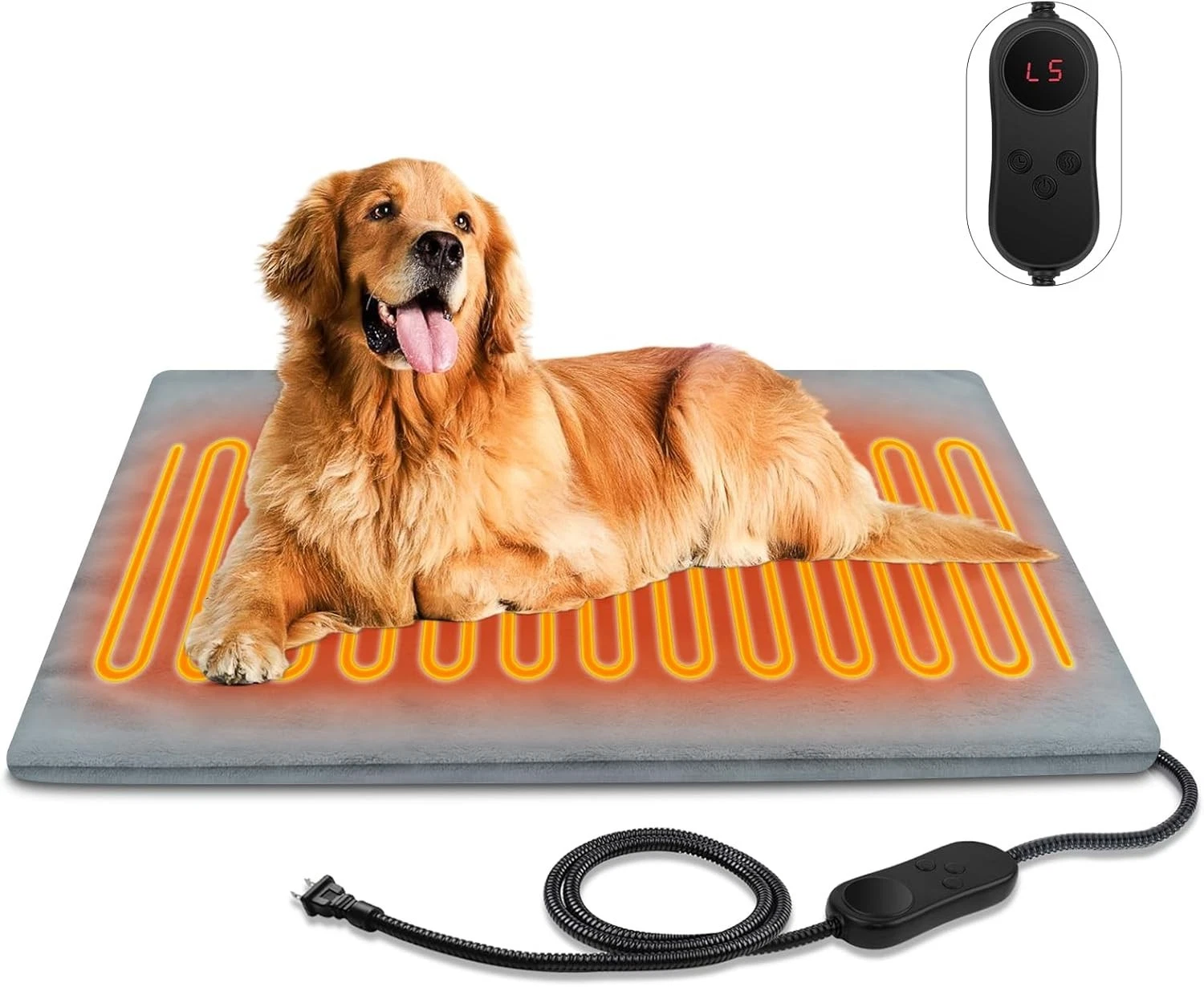 Large Pet Heating Pads for Dogs & Cats Outdoor, 35.4*23.6inches