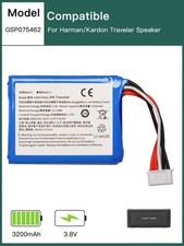 Replacement Battery for Harman/Kardon Traveler Speaker  3.8V, 3200mAh 