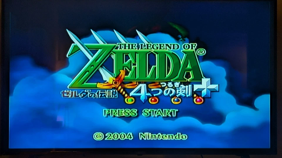 Zelda 4 Four Swords with Link Cable - Japanese GameCube - CIB - Tested & Working - Image 2 of 4
