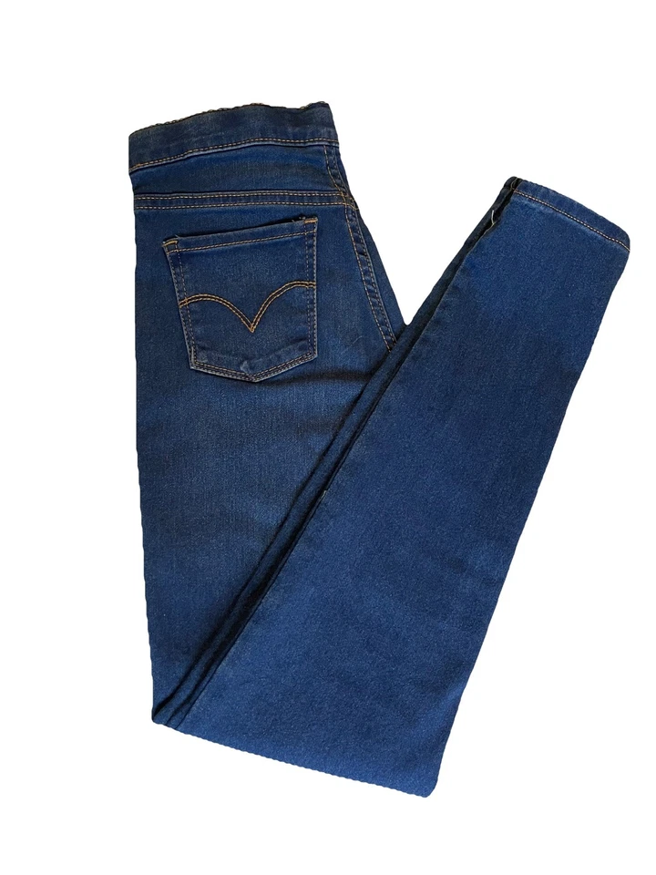 Levis Jeggings Niñas 6 Regular Pull-On Flex Elastizado Cintura Ajustable Nuevo Foto 2 de 4