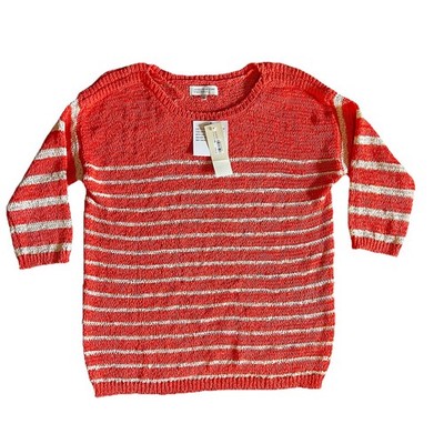 0X Jones New York Sport Coral Sweater Women s Lightweight Knit Pullover Size 0X
