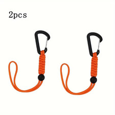Safety Bungee Tether Tool Lanyard with Carabiner Hook Climbing Working Anti-Fall