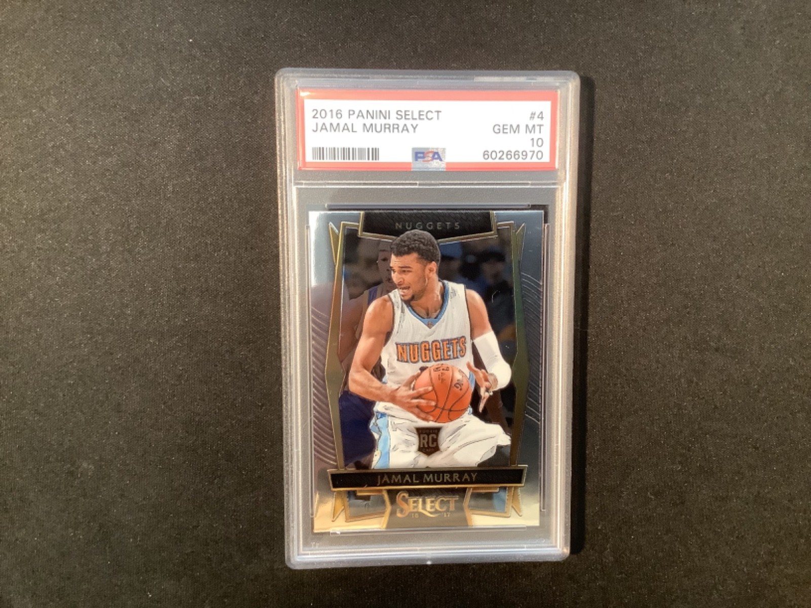 2016-17 Panini Select Jamal Murray #4 PSA 10 GEM MT Rookie RC