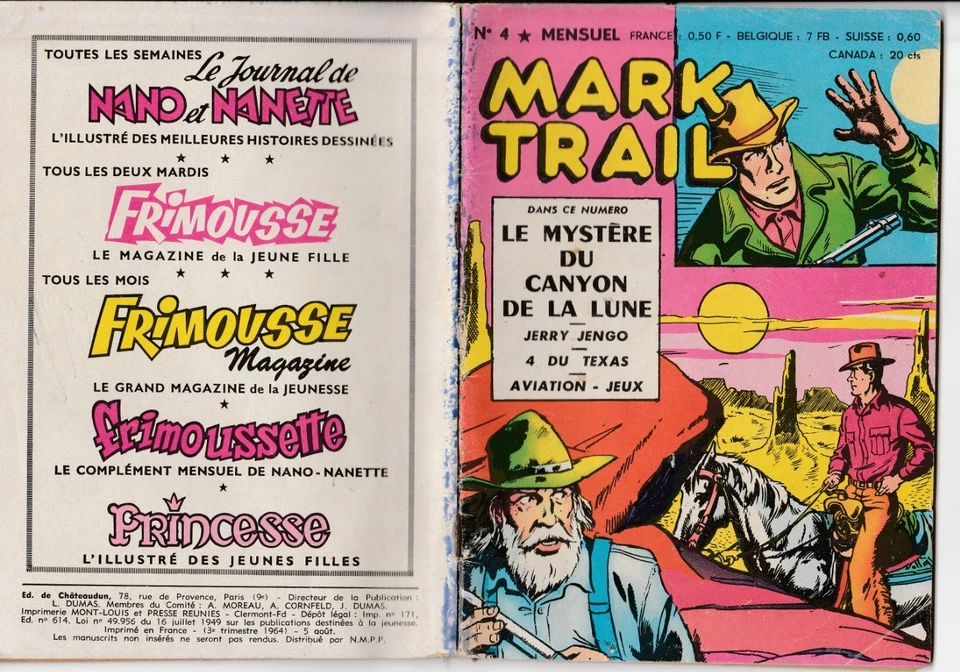   Mark Trail  n°  4   Editions de châteaudun 1964 . - Photo 2/4