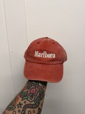 Marlboro Vintage style burnt orange baseball cap