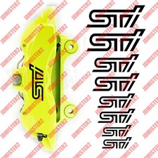 STi WRX Brake Caliper Decals Hi Temp Stickers - 8 Decals FAST SHIPPING 