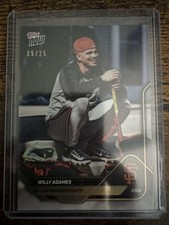 2025 Topps NOW Road To Opening Day  WILLY ADAMES Gold Foil #/25 SF Giants