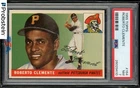 1955 Topps #164 Bob Roberto Clemente Pittsburgh Pirates RC Rookie HOF PSA 7