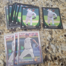 Al Alburquerque Baseball Card Tigers 11 Bowman Count Lot