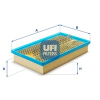UFI Luftfilter Filtereinsatz FüR Mercedes-Benz 190 D 2.0 Saloon 200 Ssangyong