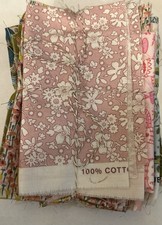 Liberty Quilting Fabric - Pink & Green Bundle 100g Cotton Mixed Prints