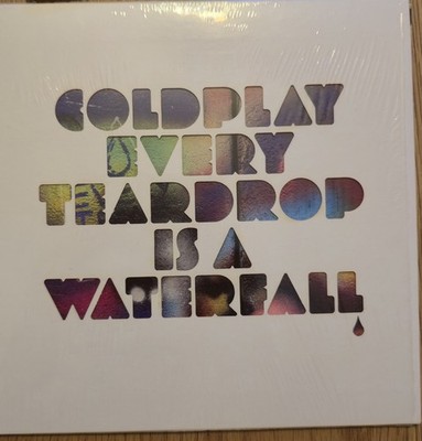 Coldplay Every Teardrop Is A Waterfall Vinyl (7'', 45 RPM, Single, Blue)