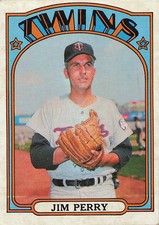 1972 Topps #220 Jim Perry, EX