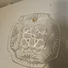 Anchor Hocking Star of David Deviled Egg Relish Dish Plate EAPC Vintage