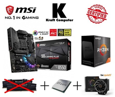 PC Bundle AMD Ryzen 7 5700X (8x4,6GHz) + MSI B550 GAMING PLUS + CPU Kühler