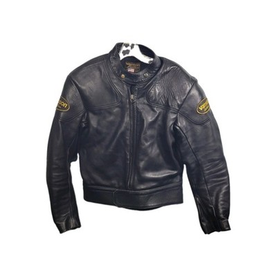 Vanson Leathers Cafe Racer Motorcycle Jacket Size 44  7626-1Clo4