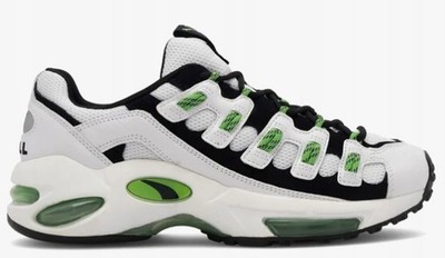 46 EU 369357-01 Puma Cell Endura White Black Green Freizeitschuhe Herrenschuhe