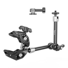 Magic Arm Clamp Kit Articulating Friction Arm with 1/4" Screw for Camera Monitor