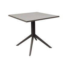 Table Lipari en polypropylène pour l'extérieur 70x70x74h Gris