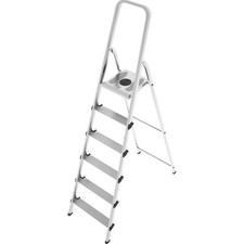 Scala STARK 6 Gradini In Acciao Alluminio Antiscivolo EN131 MADE IN ITALY