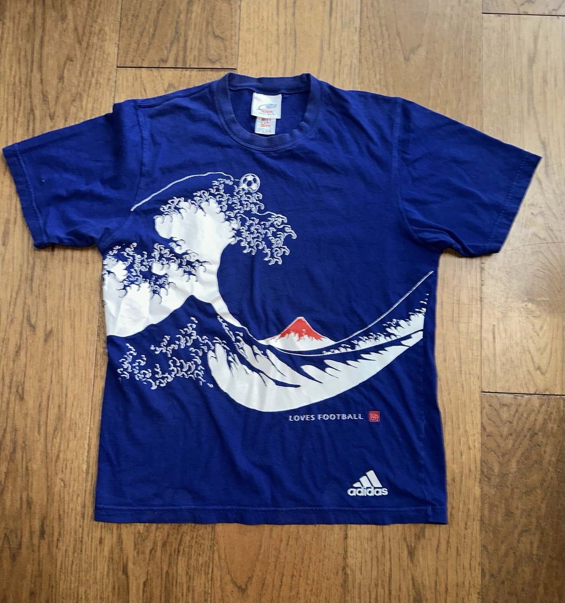 Adidas Japan Soccer Hokusai T Shirt Rare Promo KIRIN Limited