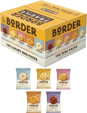 Border Luxury Mini Pack 100 Biscuits 5 Variety Ideal For Catering Use