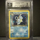 2000 Team Rocket 1st Edition Dark Blastoise #3 Holo Rare BGS 9
