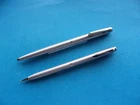 VINTAGE SHEAFFER 444 BRUSHED STEEL COZO PENSET (Ballpoint + Pencil)