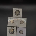 US Barber Dime 10C Lot in 2x2 Holders Years Shown 1901 1910 1914 1917