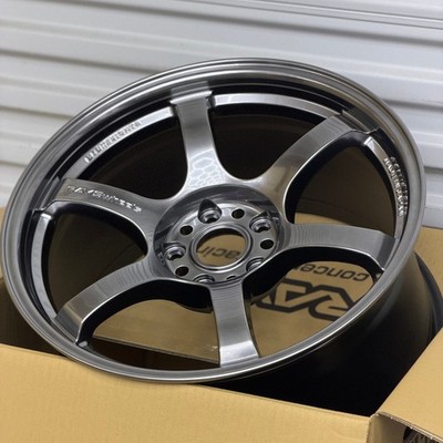 Rays Gram Lights 57DR Wheels 18X9.5 +38 5X114.3 Grace Silver Set Of 4 Wheels