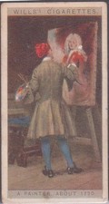 (F338-37) 1900s GB WILLS’S Cigarettes Card Un pintor sobre 1730 no.24 (AL)