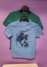 GAP  Kid's 2 Shirts Size XL 12 Blue N Green Short Sleeve Tees