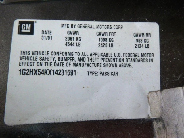 Conjunto de palanca de cambios de transmisión automática usado se adapta a: Pontiac Bonneville 2001 Foto 4 de 4
