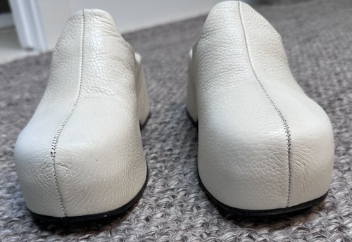 Zoccolo Zigi Kristen platform pelle osso taglia 37 ret $280 - Foto 7 di 15