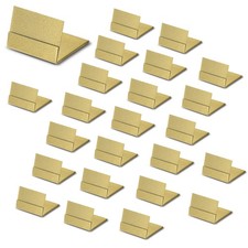 Gold Table Number Holders, 24-Pack Metal Place Card Stands  Picture Holders ...