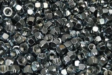 (100) Right Hand Wheel Nuts 1/2-20 x 13/16 Tapered Hex Nuts 60 Degree Zinc Plate