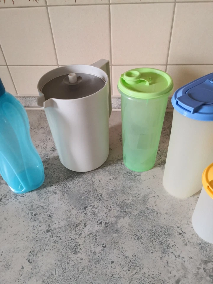 TUPPERWARE /// Getränkebehälter Kannen Flasche Mixer 5tlg ***Gebraucht*** - Bild 4 von 4