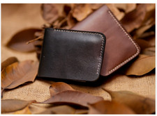New Genuine Leather Mens Wallet Coin Purse Vintage Style AU