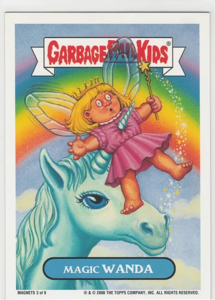 Magic Wanda Magnet Card from GPK 2006 All-New Series 5 ANS5 Garbage Pail Kids