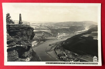 Walter Foto Hahn AK Nr. 3006 Sächsische Schweiz Blick vom Lilienstein   ( 99855