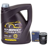 MotoröL Set 5W30 5 Liter + ÖLfilter SM 148 FüR Nissan Primera Hatchback