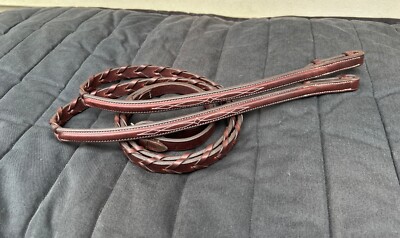 Rênes Heritage Beval En Cuir, Taille Cob – Lanières Fantaisie, Neuves Sans étiquettes