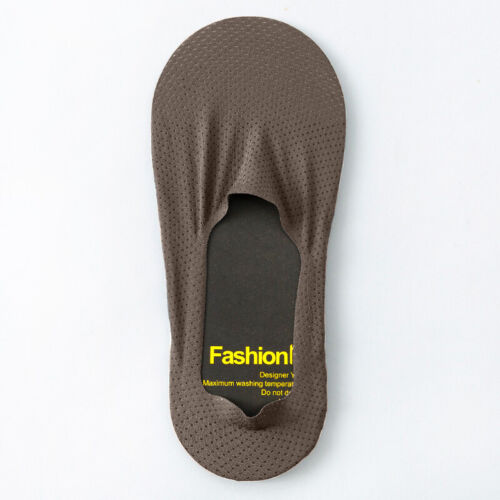5 Pairs Ultra Thin Ice Silk Mesh Socks Invisible Low Cut No Show Footlet No-Slip - Picture 20 of 20