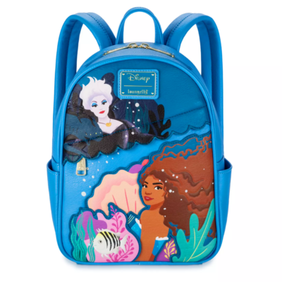 Loungefly Mini Backpack Little Mermaid New w/tags Blue Ariel Ursula Live Action 99698-1.jpg main image 3